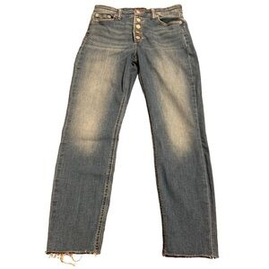 Lucky Brand High Rise Skinny Ankle Bridgette Jeans Exposed Button Fly 6/28